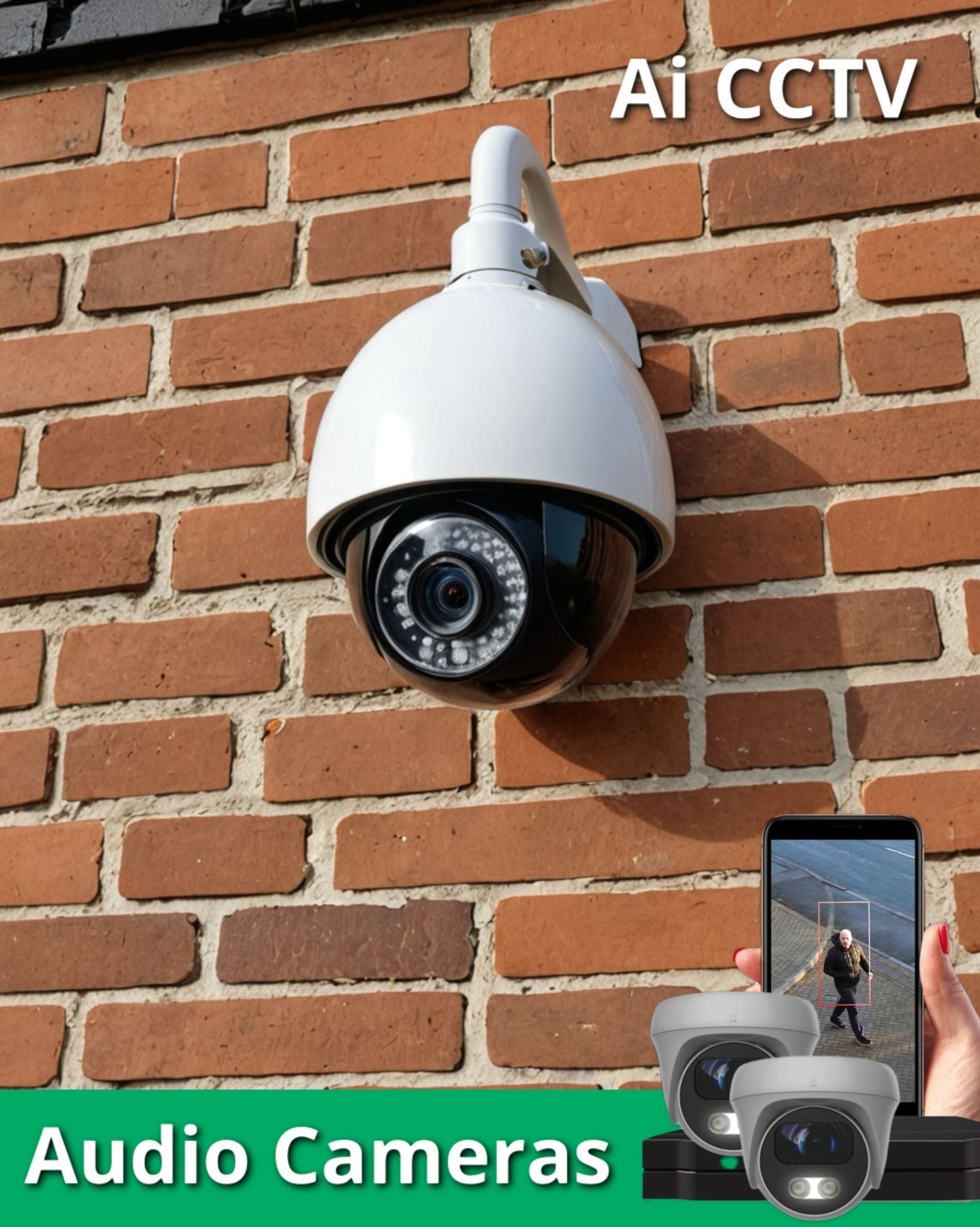 Ai CCTV installation - Package Four camera system